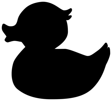 rubber duck silhouette